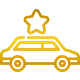 icon of car with a star above